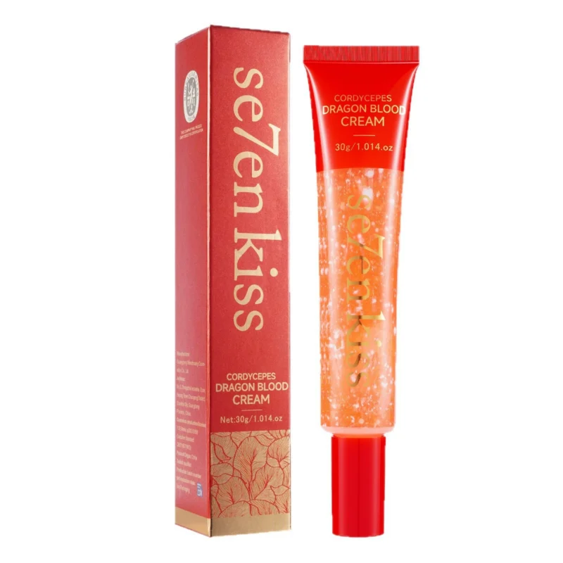 Se7en Kiss Cordyceps Dragon Blood Cream 30g jar for anti-wrinkle moisturizing and brightening skin