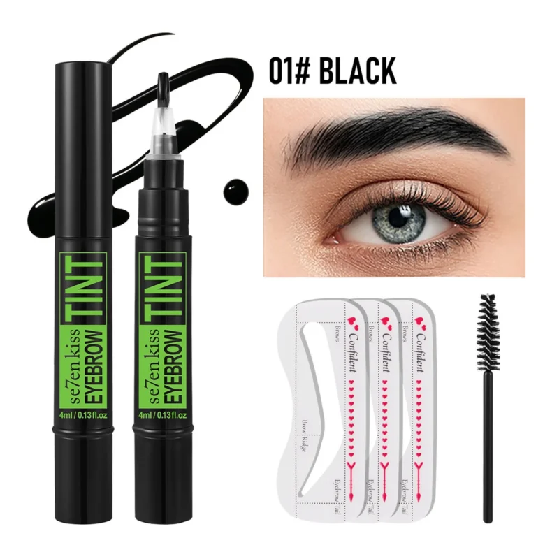 eyebrow-tint-pencil-waterproof-liquid-dye-4ml-see-2ds5h95h-1 se7en kiss Eyebrow Tint Pencil 4ml with stencil and brush for long-lasting waterproof brows