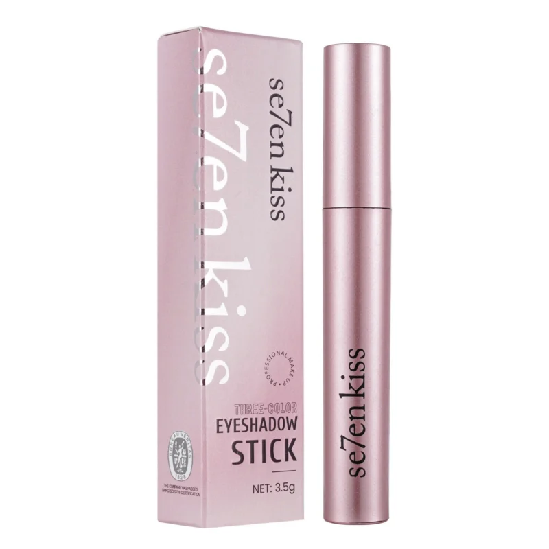 se7en-kiss-three-color-eyeshadow-stick-see-5hk6gh9u-1 Se7en Kiss Three Color Eyeshadow Stick with gradient pearl glitter and matte finish for easy eye makeup application